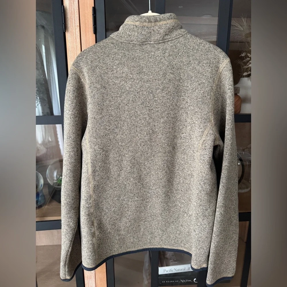 Patagonia 1/4 zip Better Sweater Fleece Jacket boys kids nautilus tan pullover